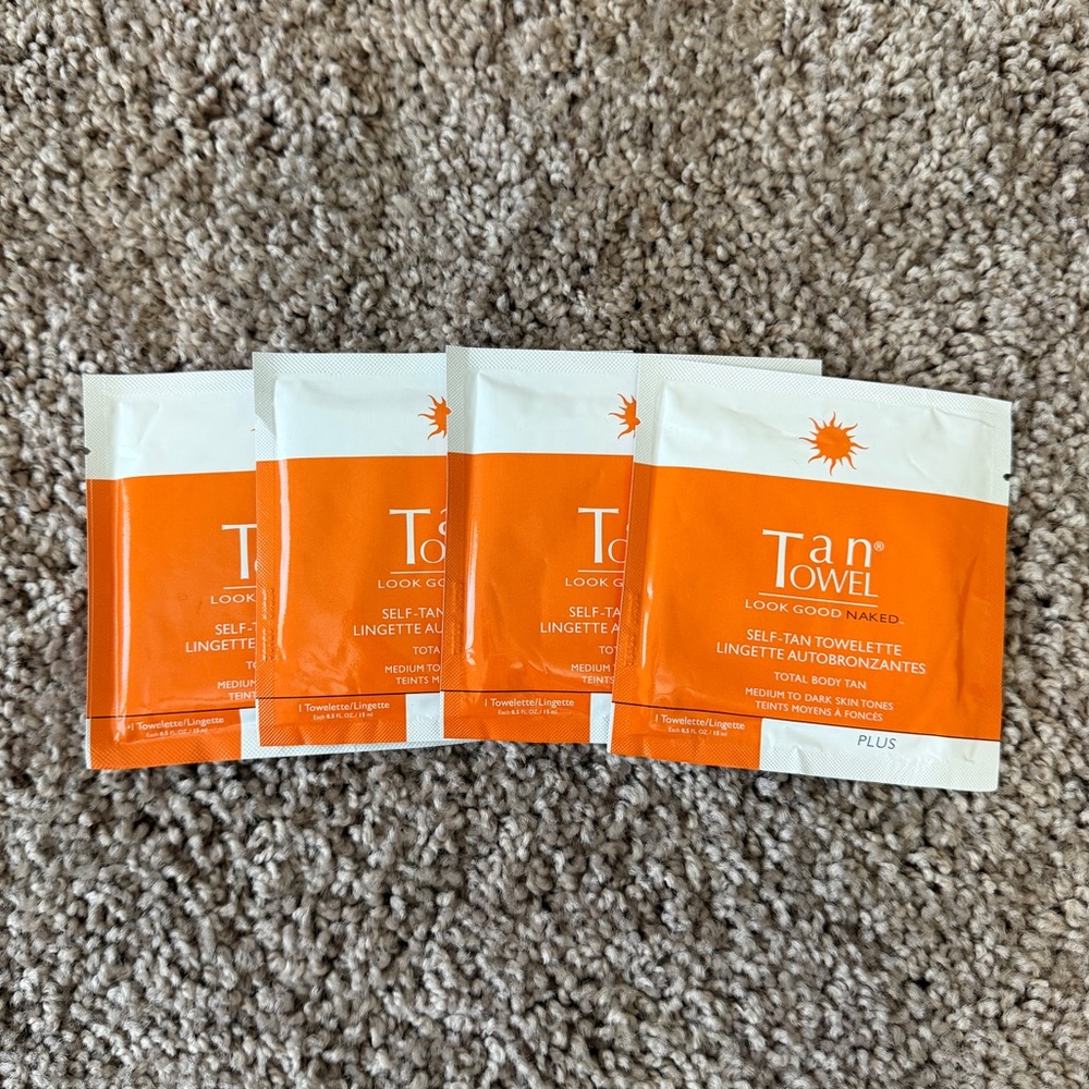 Tan Towel 4 Pack